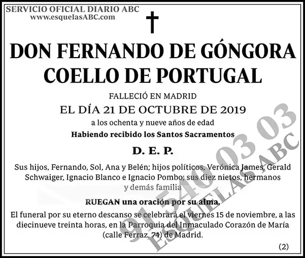 Fernando de Góngora Coello de Portugal