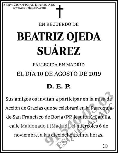 Beatriz Ojeda Suárez