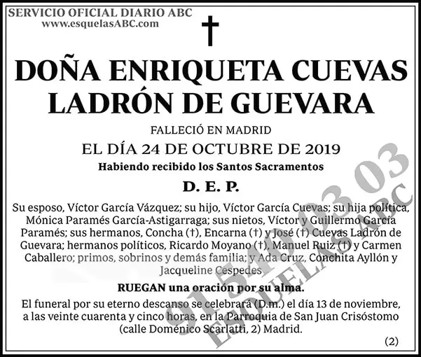 Enriqueta Cuevas Ladrón de Guevara