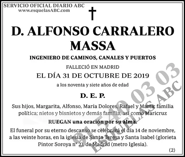 Alfonso Carralero Massa