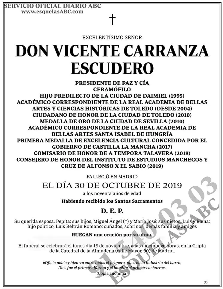 Vicente Carranza Escudero