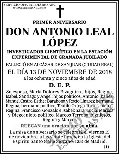 Antonio Leal López