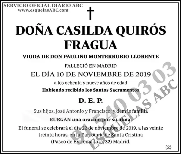 Casilda Quirós Fragua