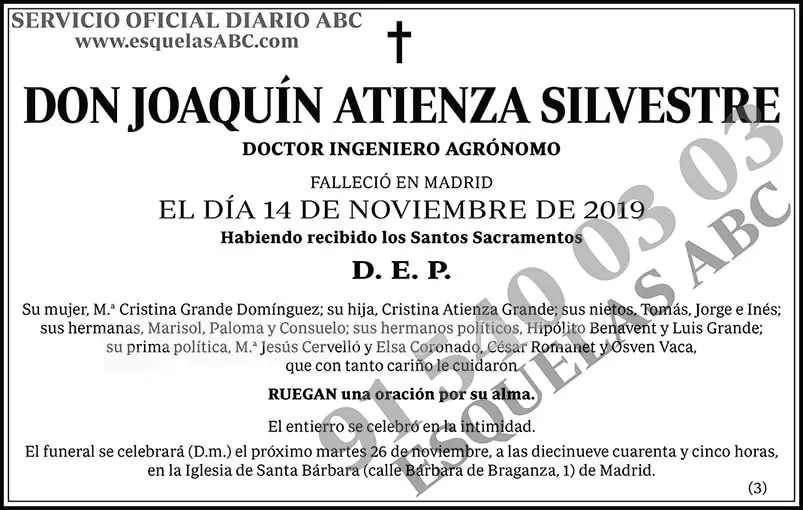 Joaquín Atienza Silvestre
