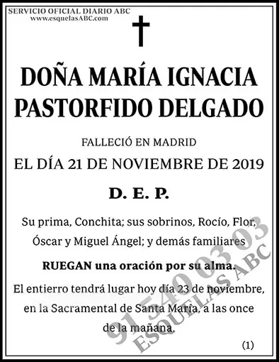 María Ignacia Pastorfido Delgado