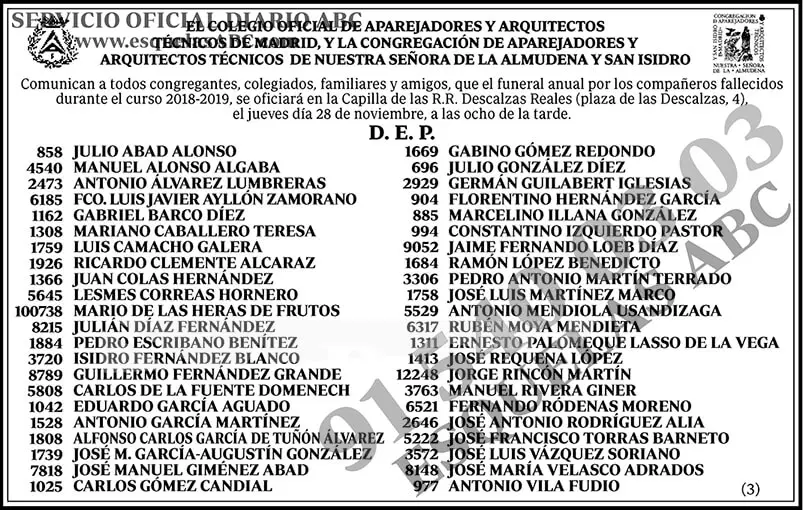 Colegio Oficial de Aparejadores y Arquitectos Técnicos de Madrid