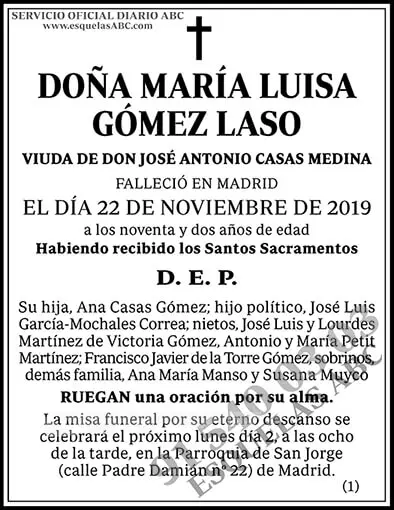 María Luisa Gómez Laso
