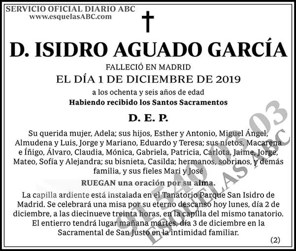 Isidro Aguado García