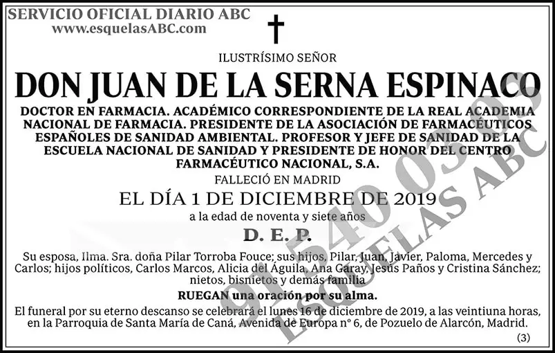 Juan de la Serna Espinaco