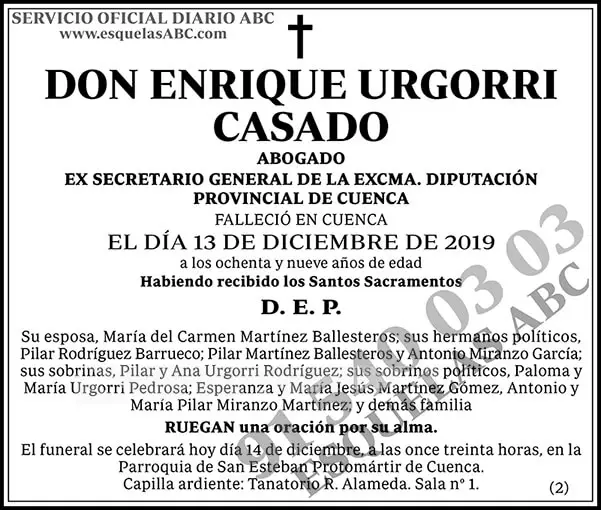Enrique Urgorri Casado