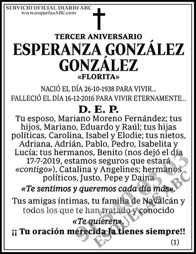 Esperanza González González