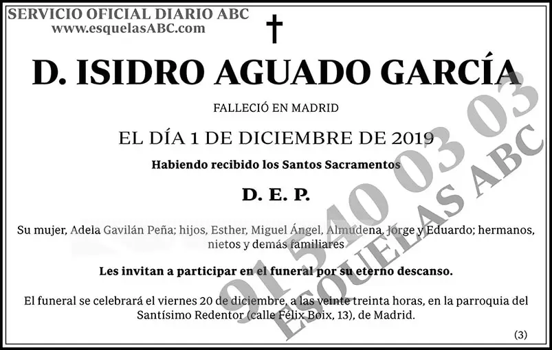 Isidro Aguado García