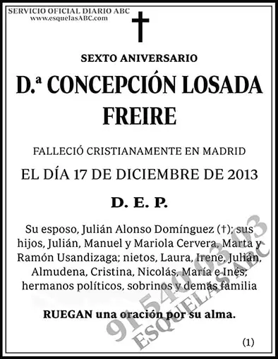 Concepción Losada Freire