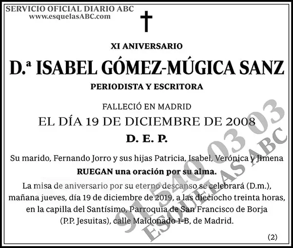 Isabel Gómez-Múgica Sanz