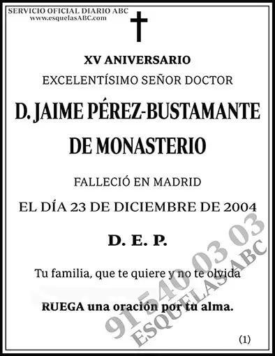 Jaime Pérez-Bustamante de Monasterio