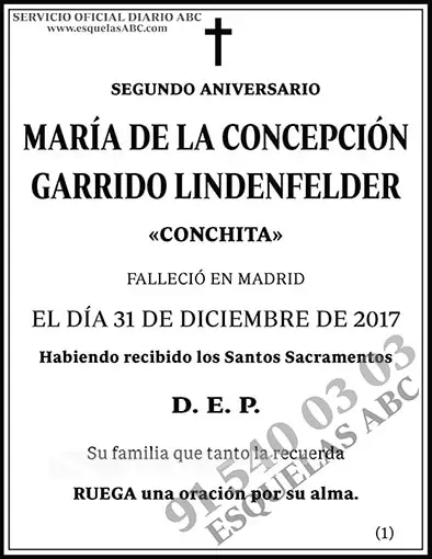 María de la Concepción Garrido Lindenfelder
