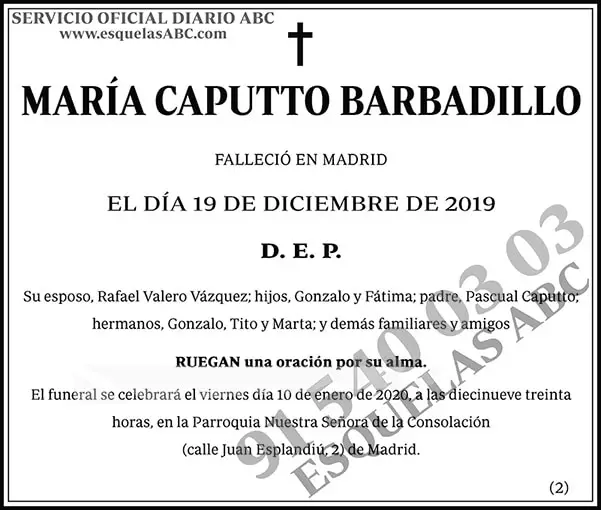 María Caputto Barbadillo