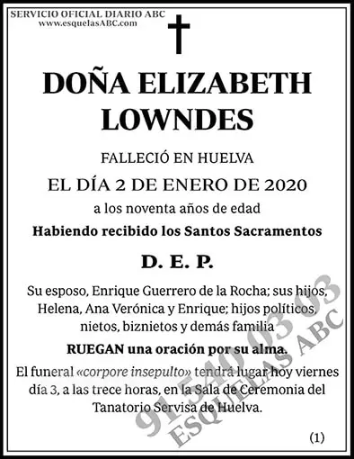 Elizabeth Lowndes