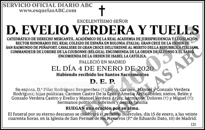 Evelio Verdera y Tuells