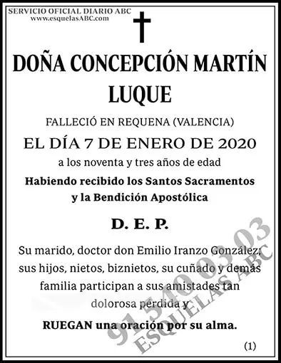 Concepción Martín Luque