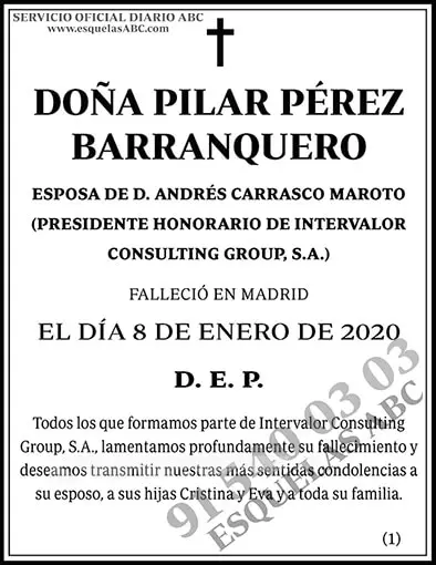 Pilar Pérez Barranquero