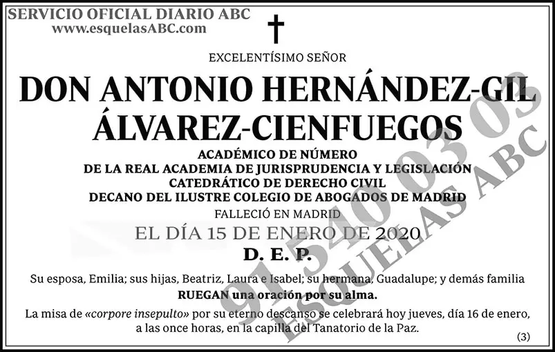 Antonio Hernández-Gil Álvarez-Cienfuegos