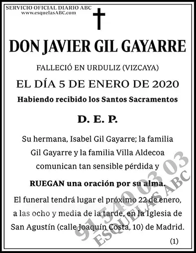 Javier Gil Gayarre