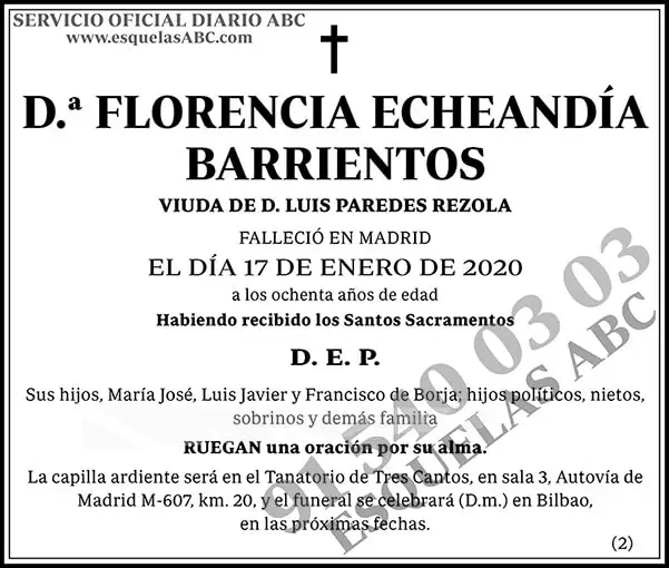 Florencia Echeandía Barrientos