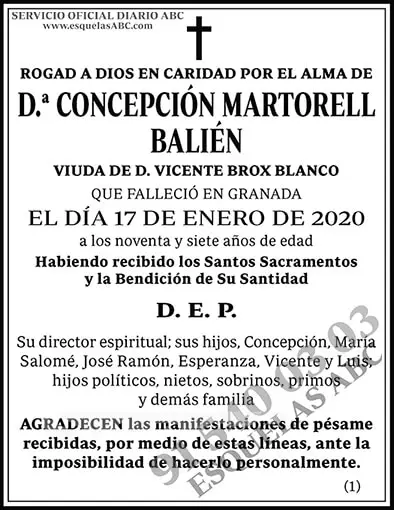 Concepción Martorell Bailén
