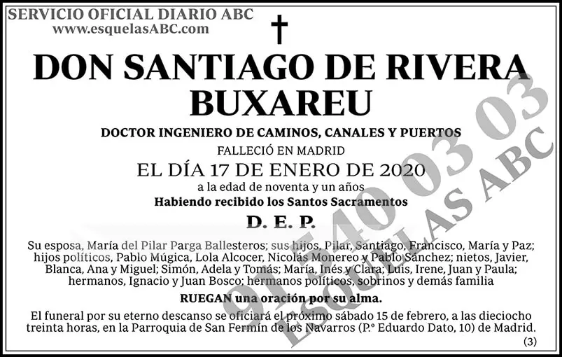 Santiago de Rivera Buxareu