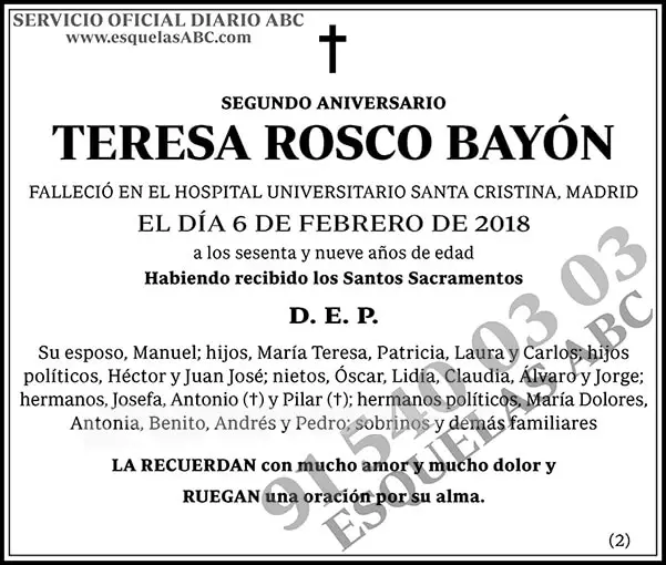 Teresa Rosco Bayón