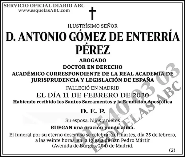 Antonio Gómez de Enterría Pérez