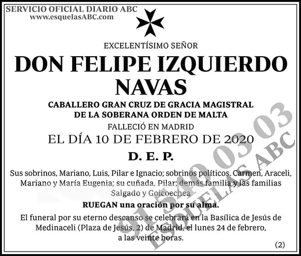Felipe Izquierdo Navas