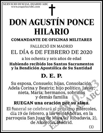 Agustín Ponce Hilario