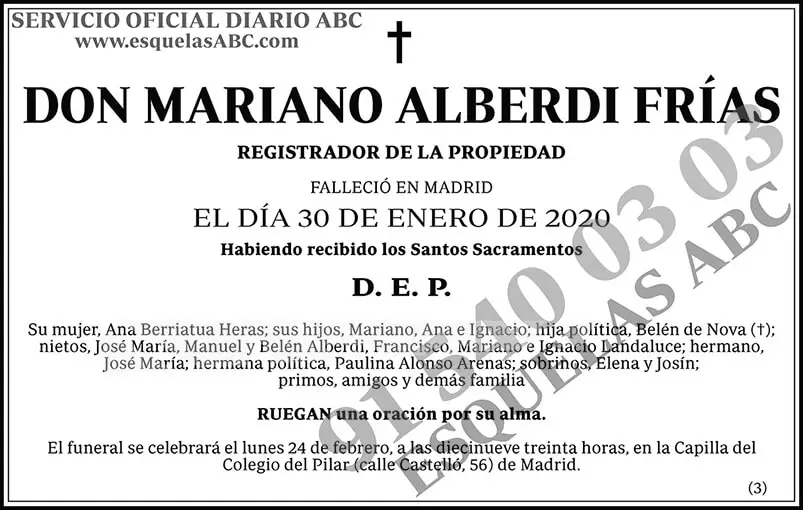 Mariano Alberdi Frías
