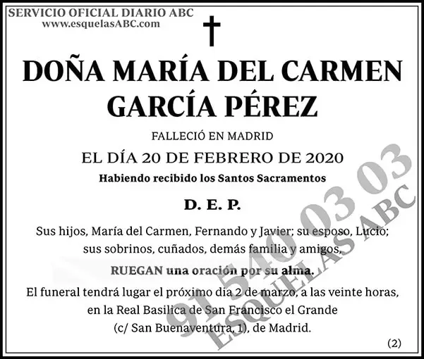 María del Carmen García Pérez