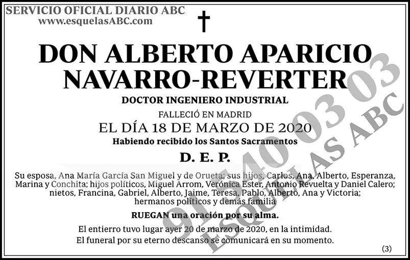 Alberto Aparicio Navarro-Reverter