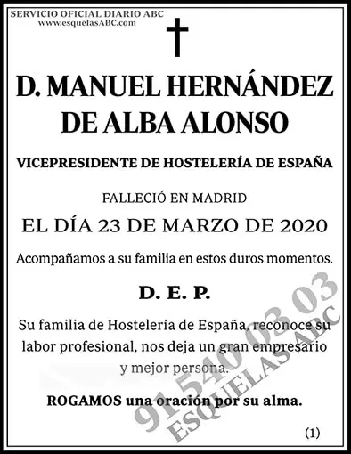 Manuel Hernández de Alba Alonso