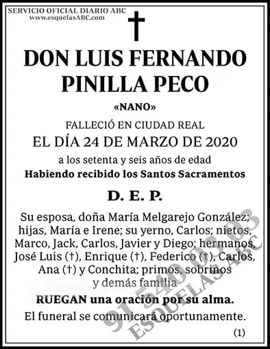 Luis Fernando Pinilla Peco