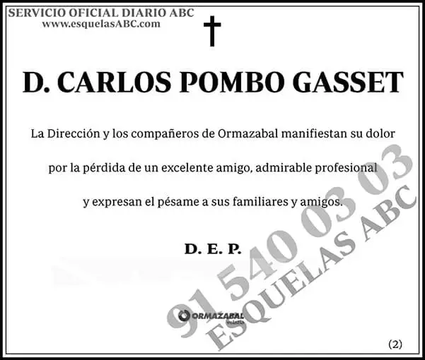 Carlos Pombo Gasset