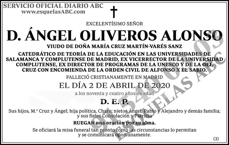 Ángel Oliveros Alonso