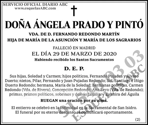 Ángela Prado y Pintó