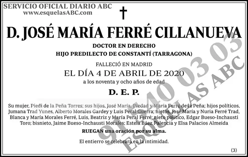 José María Ferré Cillanueva