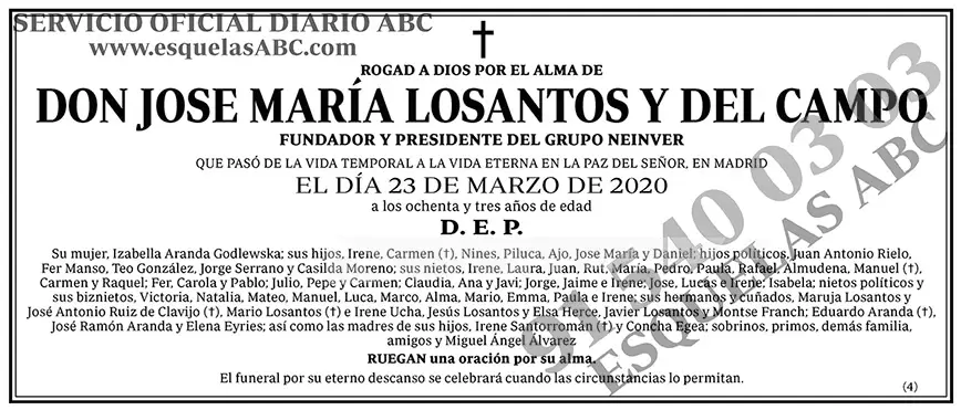 José María Losantos y del Campo