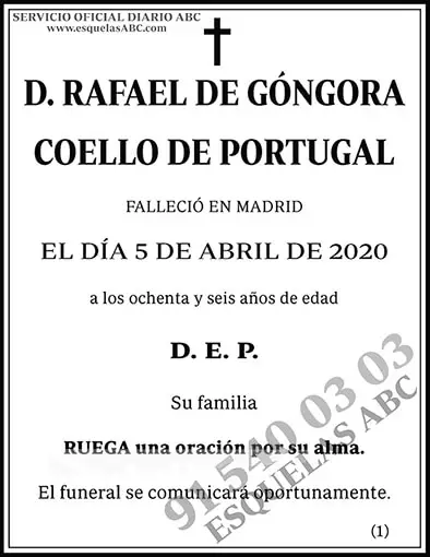 Rafael de Góngora Coello de Portugal