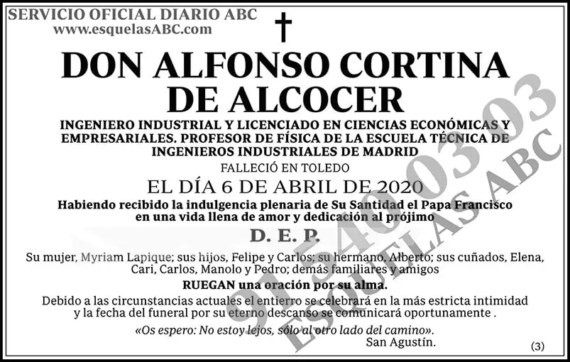 Alfonso Cortina de Alcocer
