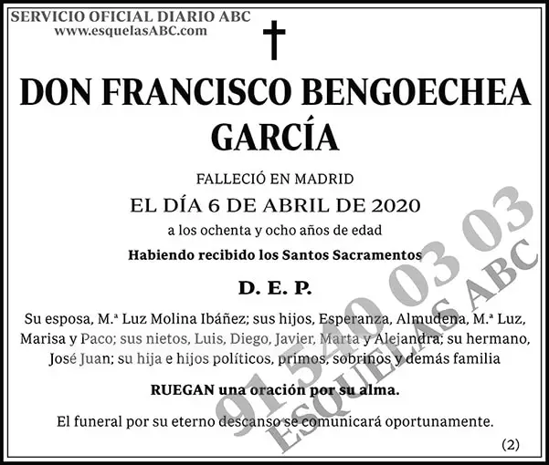 Francisco Bengoechea García