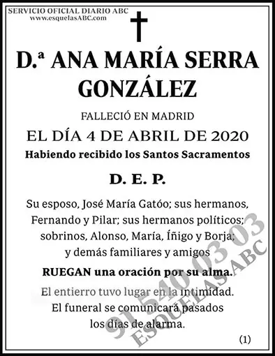 Ana María Serra González