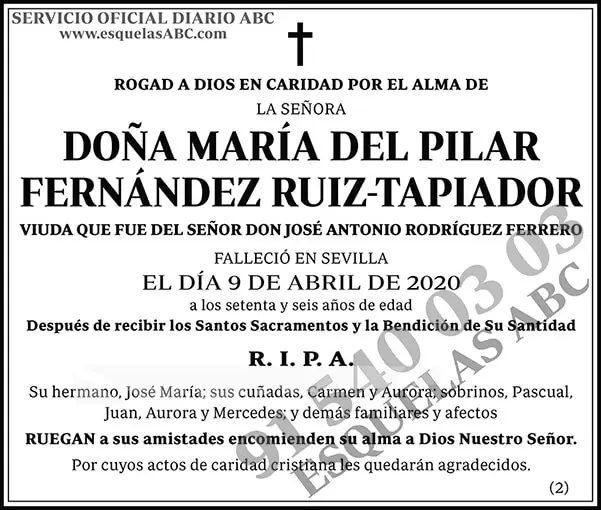 María del Pilar Fernández Ruiz-Tapiador