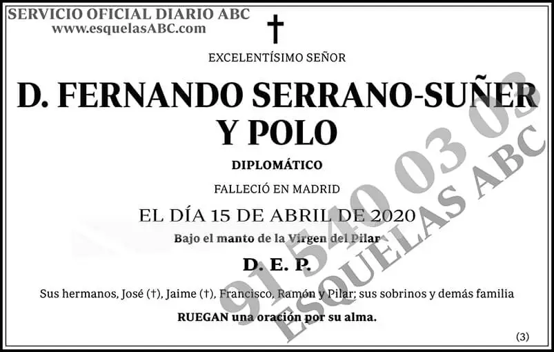 Fernando Serrano-Suñer y Polo